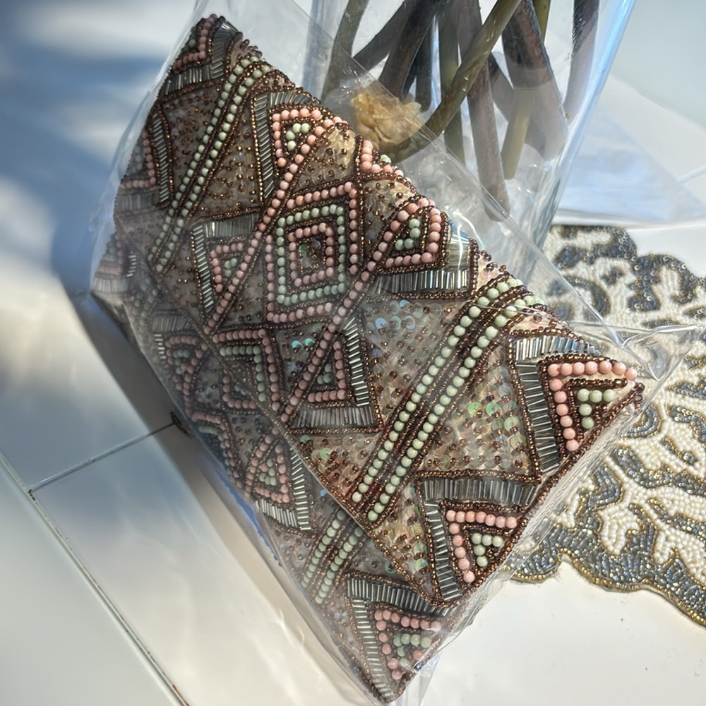 NEW BEADED FOLD CLUTCH 🚀😊🎁